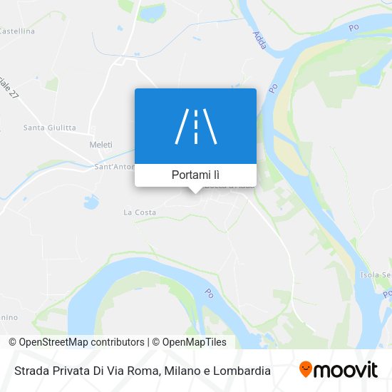 Mappa Strada Privata Di Via Roma