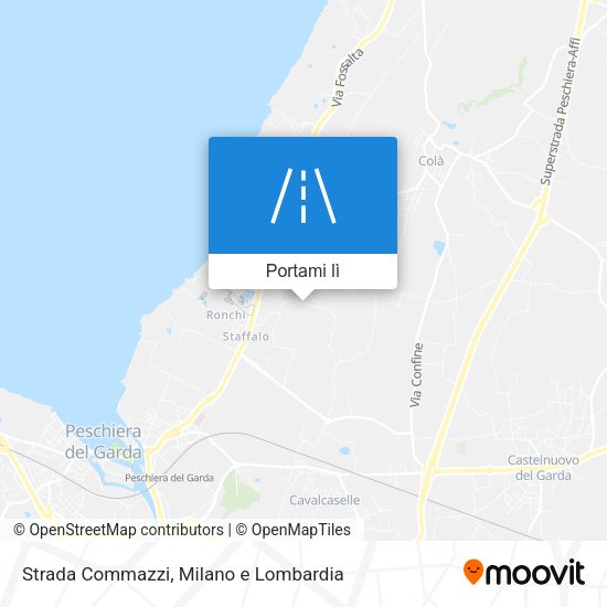 Mappa Strada Commazzi