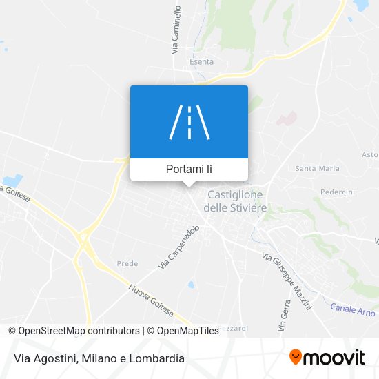 Mappa Via Agostini