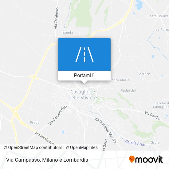 Mappa Via Campasso