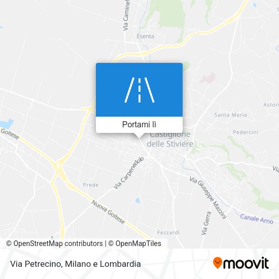 Mappa Via Petrecino