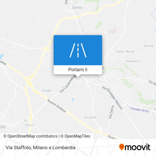 Mappa Via Staffolo