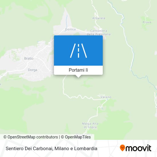 Mappa Sentiero Dei Carbonai