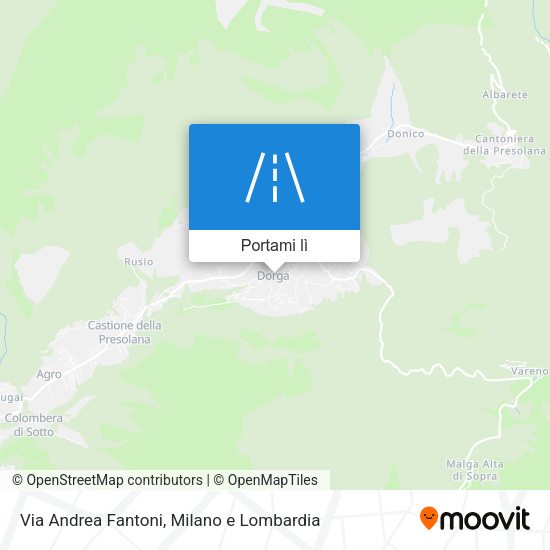 Mappa Via Andrea Fantoni