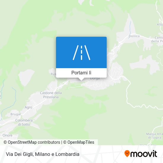 Mappa Via Dei Gigli