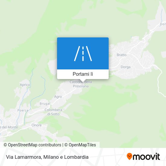Mappa Via Lamarmora