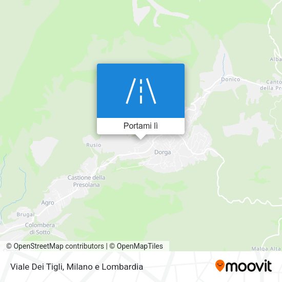 Mappa Viale Dei Tigli