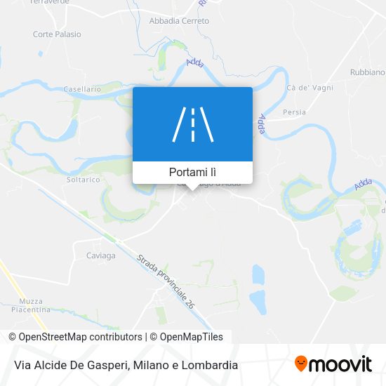 Mappa Via Alcide De Gasperi