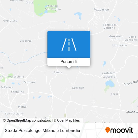 Mappa Strada Pozzolengo