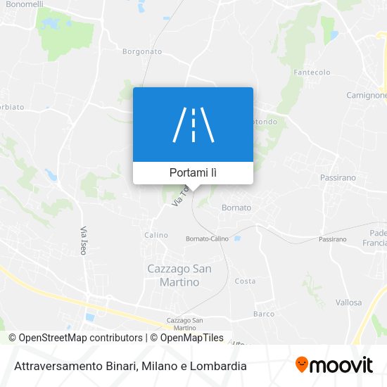 Mappa Attraversamento Binari
