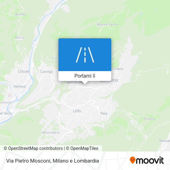 Mappa Via Pietro Mosconi