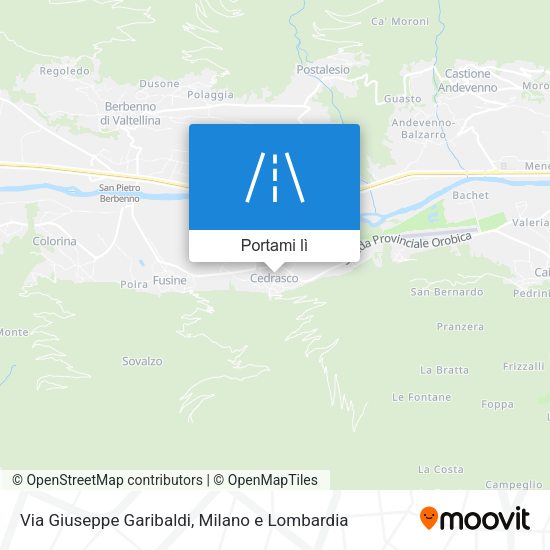 Mappa Via Giuseppe Garibaldi
