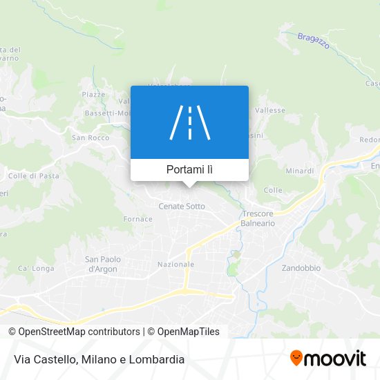 Mappa Via Castello