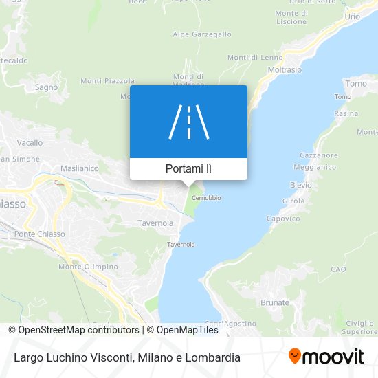 Mappa Largo Luchino Visconti