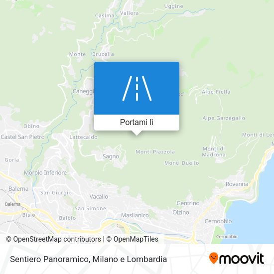 Mappa Sentiero Panoramico