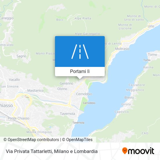 Mappa Via Privata Tattarletti