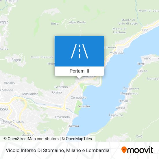 Mappa Vicolo Interno Di Stomaino