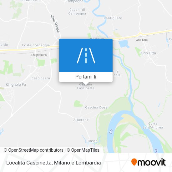 Mappa Località Cascinetta