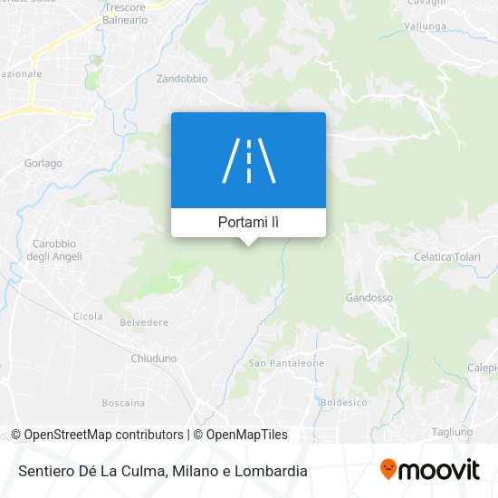 Mappa Sentiero Dé La Culma