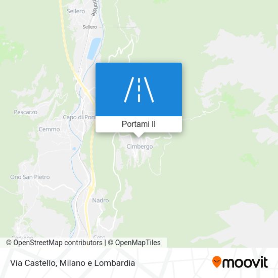 Mappa Via Castello