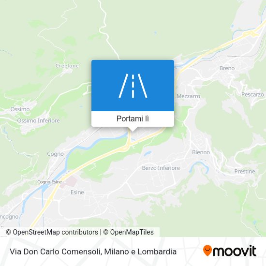 Mappa Via Don Carlo Comensoli