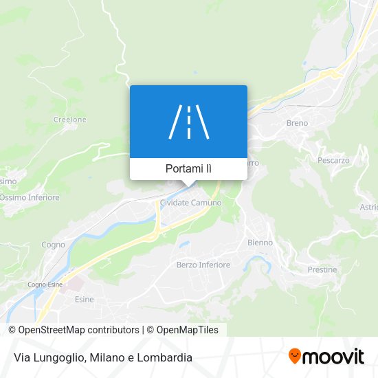 Mappa Via Lungoglio