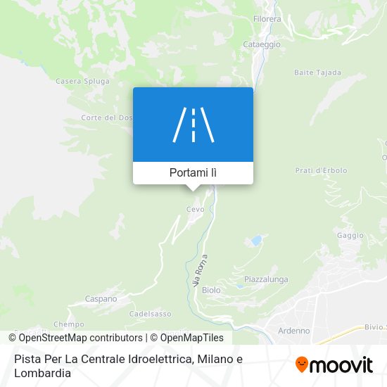 Mappa Pista Per La Centrale Idroelettrica