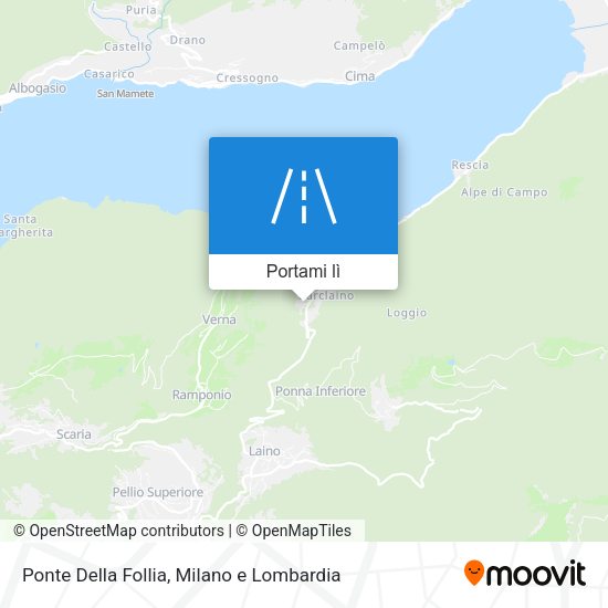 Mappa Ponte Della Follia