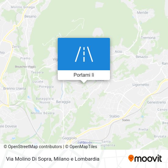 Mappa Via Molino Di Sopra