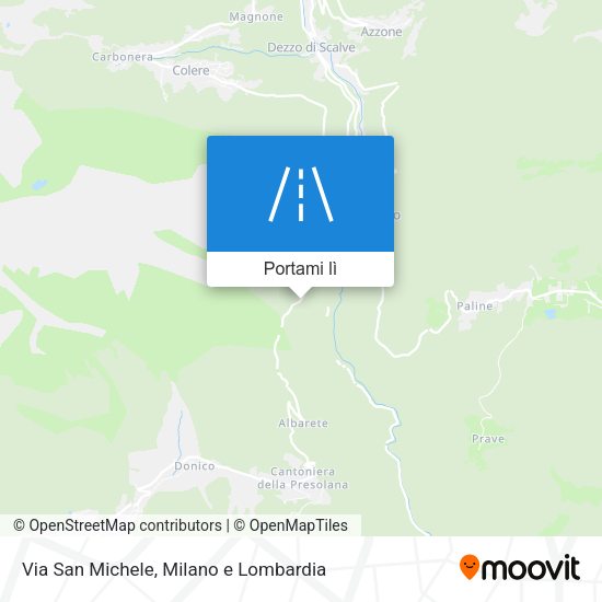Mappa Via San Michele