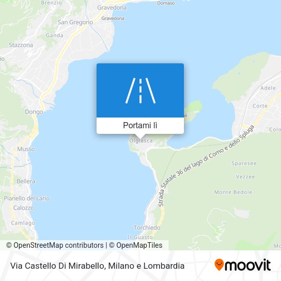 Mappa Via Castello Di Mirabello