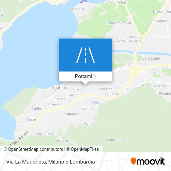 Mappa Via La Madoneta
