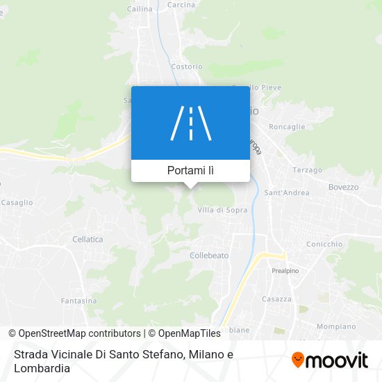 Mappa Strada Vicinale Di Santo Stefano