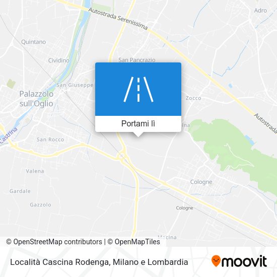 Mappa Località Cascina Rodenga