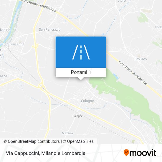 Mappa Via Cappuccini
