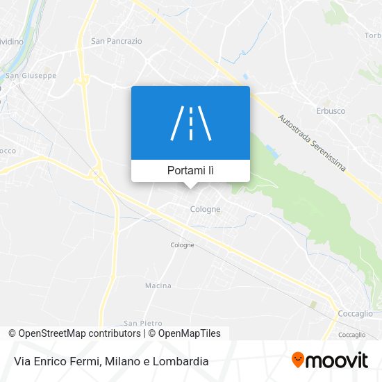 Mappa Via Enrico Fermi