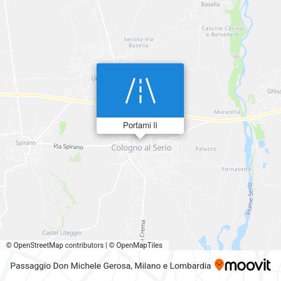 Mappa Passaggio Don Michele Gerosa