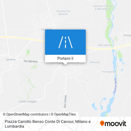 Mappa Piazza Camillo Benso Conte Di Cavour