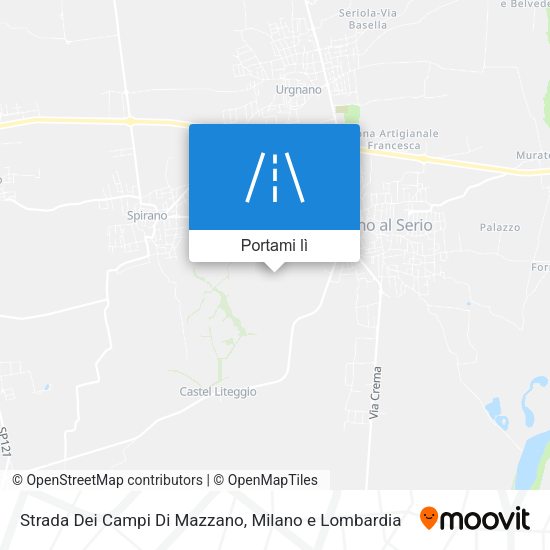 Mappa Strada Dei Campi Di Mazzano