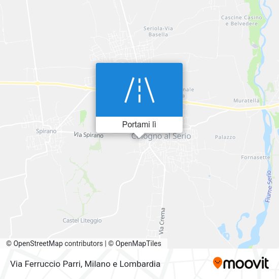 Mappa Via Ferruccio Parri