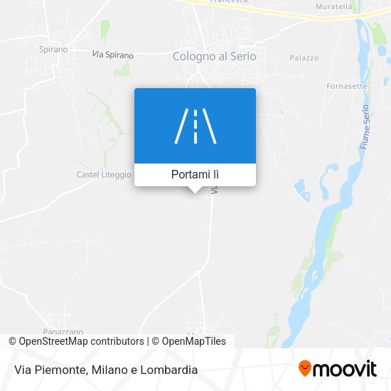 Mappa Via Piemonte
