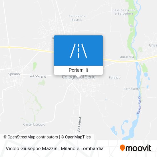 Mappa Vicolo Giuseppe Mazzini