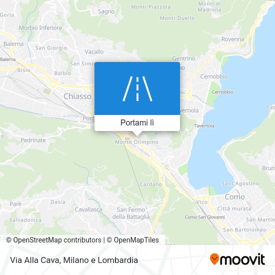 Mappa Via Alla Cava
