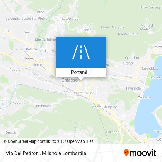 Mappa Via Dei Pedroni
