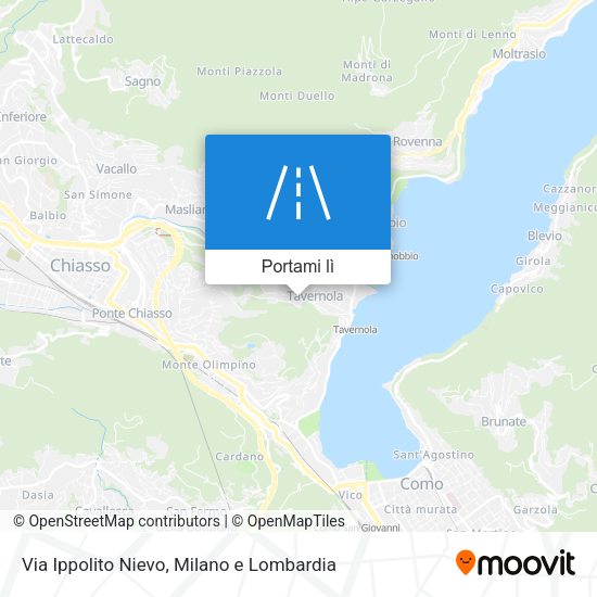 Mappa Via Ippolito Nievo