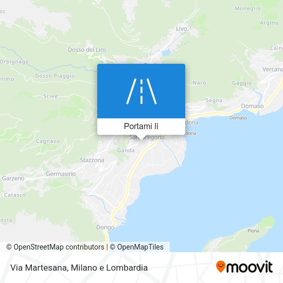 Mappa Via Martesana