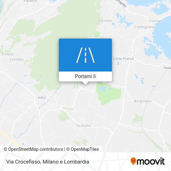 Mappa Via Crocefisso