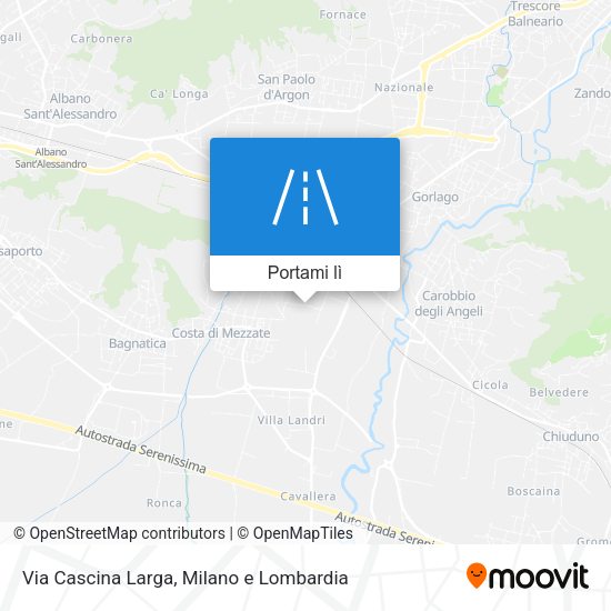 Mappa Via Cascina Larga