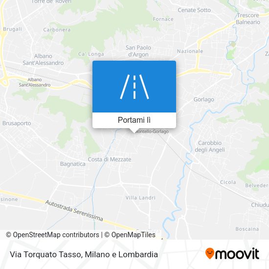 Mappa Via Torquato Tasso