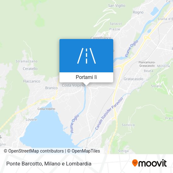 Mappa Ponte Barcotto